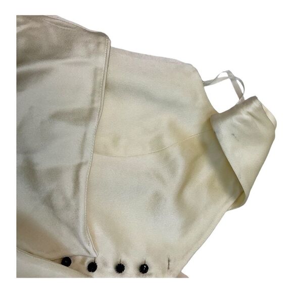 Dana Buchman Women’s Vintage CAFE RUSSE    Ivory And Black Dress .Size 12. - Picture 12 of 15